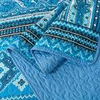 BEDIFANY Cotton Queen Quilt Sets, Lightweight Boho Queen Size Quilt Bedding Set - Image 4