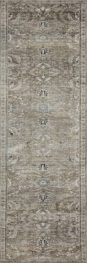 Loloi Layla Collection LAY-13 Antique/Moss 3'-6" x 5'-6" .13" Thick Accent Rug - Image 8