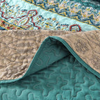 WONGS BEDDING Boho Quilt Set Twin Size, Lightweight Microfiber Bed Decor - Image 7