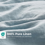 Simple&Opulence 100% Washed Linen Duvet Cover - Image 2