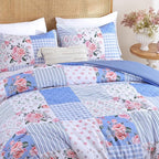 YIKUSH comforters Set Floral Comforter Bedding Set Set Comforter Year-Round All - Image 4