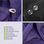 American Soft Linen 100% Cotton Hair Towels - Image 6