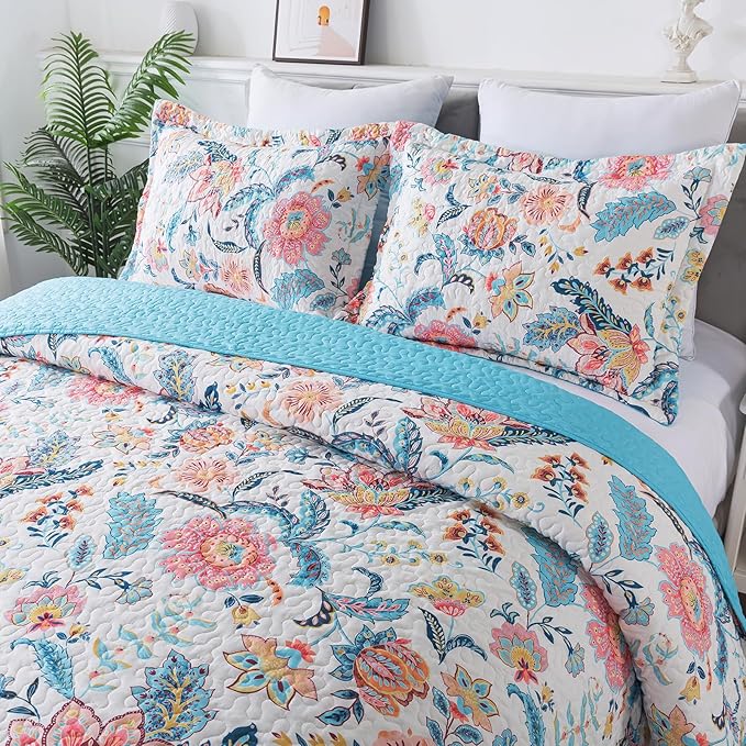 BEDIFANY Garden Cotton Filling King Size Quilt Set - Image 3