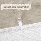 Electric Heated Blanket Queen Size 84"x90", Soft Flannel - Image 7