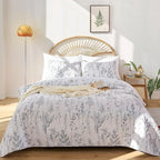 JANZAA Twin Quilt White Quilt Bed Spread Boho Quilt - Image 6