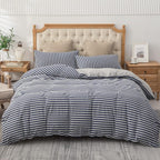 PURE ERA Jersey Knit Duvet Cover Set 100% T-Shirt Heather Cotton Super Soft - Image 7