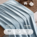 JELLYMONI 100% Washed Cotton Duvet Cover Full – Soft, Breathable Linen-Look - Image 3