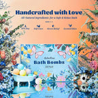 54 Pack Handmade Bath Bombs – 11 Vibrant Colors & 9 Unique Scents, Long-Lasting - Image 6