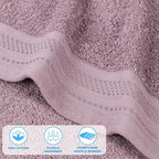 Superior Honeycomb 100% Cotton 500 GSM 12 Piece Bath Towel Set, 6 Washcloths - Image 4