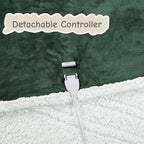 Electric Heated Blanket Full Size 72"x84", Soft Flannel - Image 4