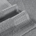 GLAMBURG 100% Cotton Ultra Soft 6 Pack Towel Set, Contains 2 Bath Towels 28x55 - Image 2