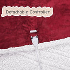 Electric Heated Blanket Throw Size 50"x60", Soft Flannel - Image 6