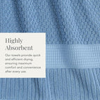 NY Loft 100% Cotton Hand Towel 6 Pack | Super Soft & Absorbent Quick-Dry Hand - Image 6
