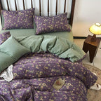 mixinni Vintage Floral Duvet Cover King Set - Image 3