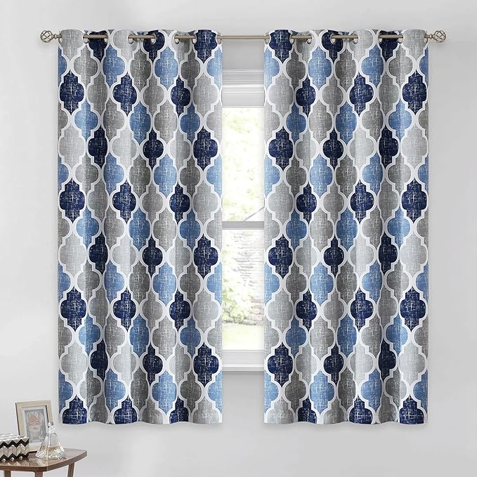 Beauoop 100% Blackout Curtains 54 Inches Long 2 Panels by Beauoop