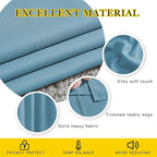 NICETOWN Teal Blue Room Darkening Curtains - Image 4