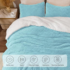 BEDELITE Fluffy King Size Comforter Set - Image 6