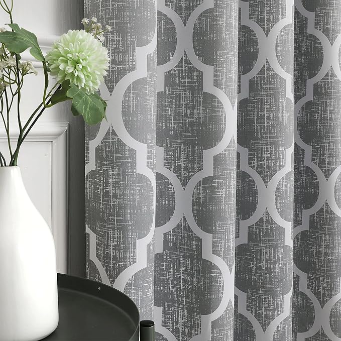 Beauoop 100% Blackout Curtains 96 Inches Long 2 Panels - Image 6