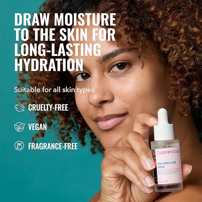 Good Molecules Hyaluronic Acid Serum Pack 3 – 30 ml Each | 1% Hyaluronic Acid - Image 2