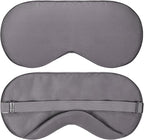 Sleep Mask - Dark Gray, 100% Viscose Derived from Bamboo - Lightweight Eye Mask by VeganSilk
