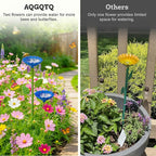 2 Pack Bee Watering Station, Metal Flower Garden Stakes - Image 5