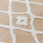 Beige 5x7 Area Rug Moroccan Shag Living Room Washable Carpet Soft Non Shedding - Image 6