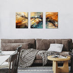 HUBOSKN Abstract Canvas Wall Art - Image 6