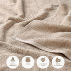 Superior Egyptian Cotton 2-Piece Bath Sheet Towel Set, Oversized Body Towels - Image 8