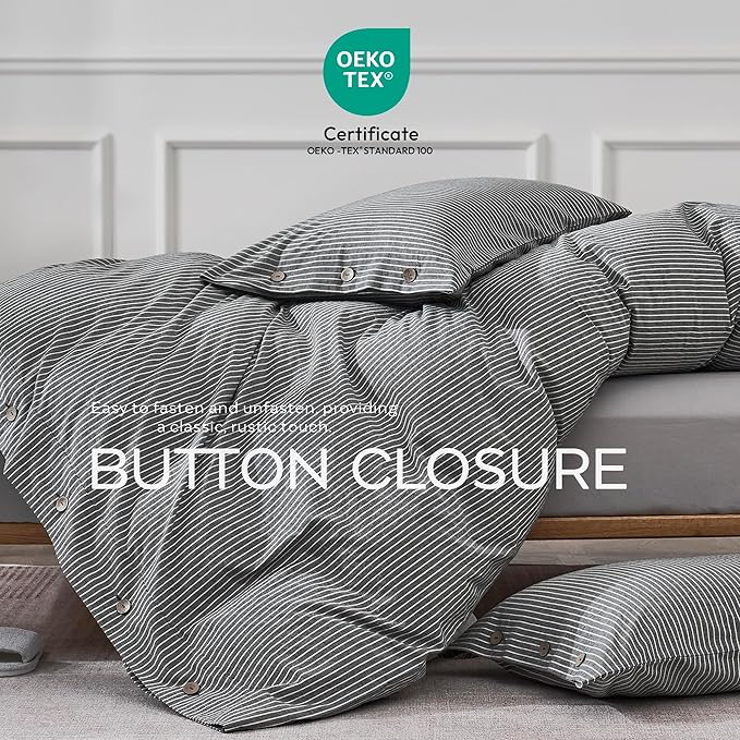 JELLYMONI Cotton Duvet Cover King Size - Image 5