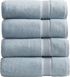 Springtree Home Luxury Bamboo Rayon Bath Towel Set of 4 | 35% Bamboo Rayon by SpringtreeHome