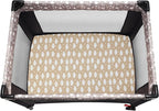 GUNTAIL Pack and Play Sheets Fitted, 2 Pack Pack n Play Sheets - Image 2