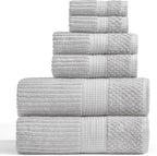 Springtree Home 100% Cotton Towel Set | 6 Piece Set | Super Soft & Absorbent by SpringtreeHome