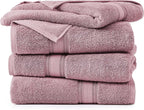 Lane Linen 100% Cotton Bath Sheets 4 Pack - Image 2