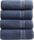 Springtree Home Luxury Viscose from Bamboo Bath Towel Set of 4 | 35% Viscose by SpringtreeHome