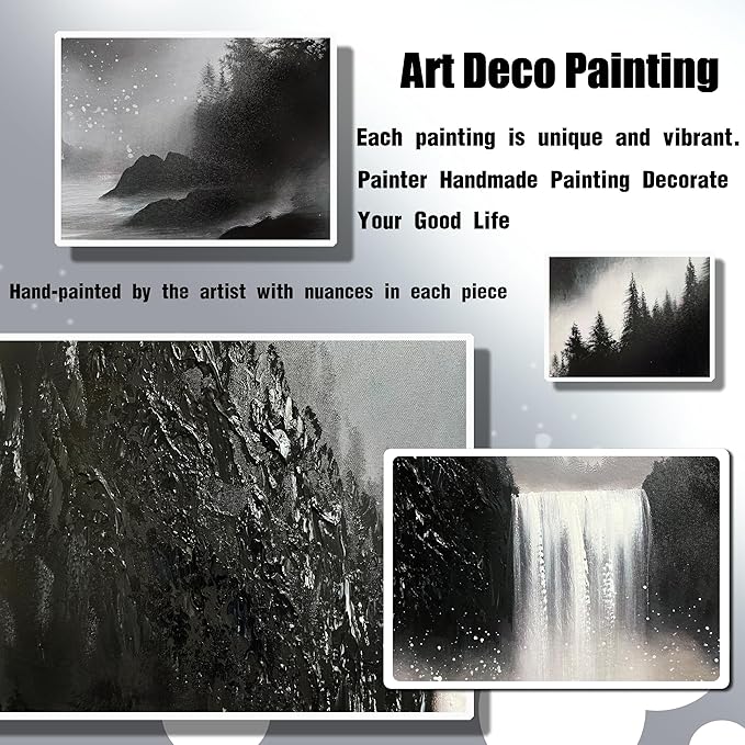 Mountain Hand Painting Wall Decor - Image 3