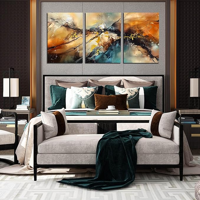 Abstract Living Room Pictures Wall Decor - Image 3