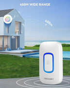 TECKNET Longest 1300 Feet Wireless Doorbell - Image 5