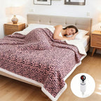 Electric Heated Blanket Full Size 72"x84", Ultra-Soft Plush - Image 2