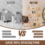 Akinbas 3 Tier Bathroom Organizer Countertop Makeup Perfume Tray Skincare - Image 4