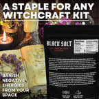 Black Salt for Protection Rituals & Wiccan Spells, Handcrafted Negative Energy - Image 5