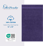Cotton Paradise Hand Towels for Bathroom, 100% Cotton Turkish 4 Piece Hand - Image 4