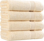 Superior Egyptian Cotton 4-Piece Bath Towel Set by SUPERIOR