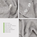 American Soft Linen 100% Cotton Hair Towels - Image 5