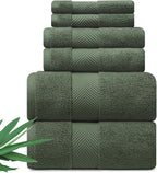 Alusa Home Ultra Soft & Plush Viscose from Bamboo Bath Towels by AlusaHome
