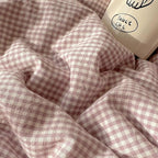 mixinni Purple White Gingham Duvet Cover Twin XL Size - Image 9
