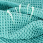 MICROFI Microfiber Waffle Bath Towels, 4 Pieces, Fast Drying, Lint Free 430 GSM - Image 2