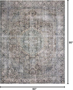 Loloi Layla Collection LAY-06 Taupe/Stone 5'-0" x 7'-6" .13" Thick Area Rug - Image 2