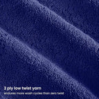 BIOWEAVES 100% Organic Cotton Bath Sheet Set of 2 | Soft Oversized Bath Towels - Image 4