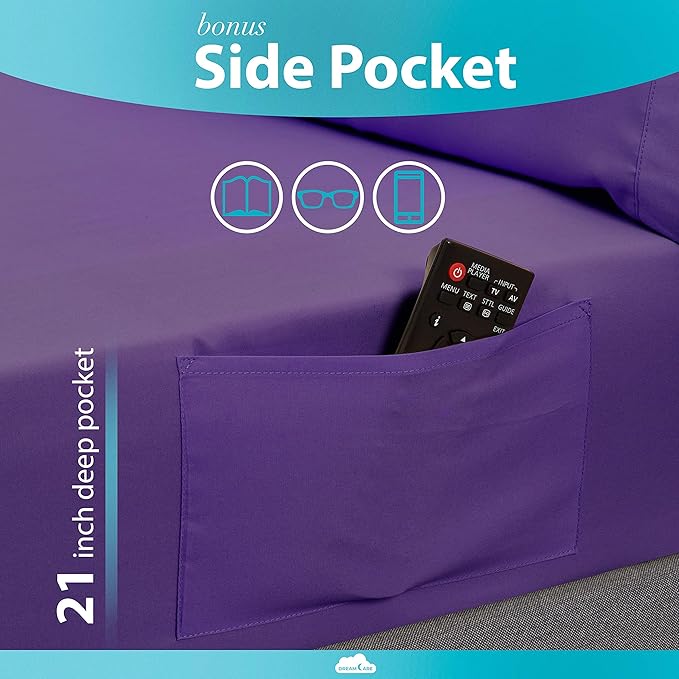 DREAMCARE Twin XL Sheet Sets - Image 3