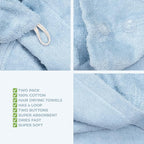 American Soft Linen 100% Cotton Hair Towels - Image 5